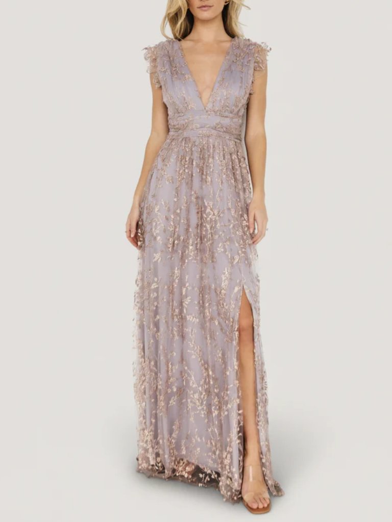 Arlene Shimmer Gown, Dusty Lilac + Rose